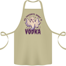 Funny Halloween Alcohol Vodka Spirit Ghost Cotton Apron 100% Organic Khaki