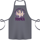 Funny Halloween Alcohol Vodka Spirit Ghost Cotton Apron 100% Organic Steel