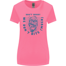 Funny Halloween Zombie We Dont Bite Much Womens Wider Cut T-Shirt Azalea