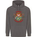 Funny Hoggy Christmas Hedgehog Mens 80% Cotton Hoodie Charcoal