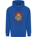 Funny Hoggy Christmas Hedgehog Mens 80% Cotton Hoodie Royal Blue