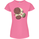 Funny Kiwi Fruit Bird Mom Dad Womens Petite Cut T-Shirt Azalea