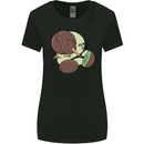 Funny Kiwi Fruit Bird Mom Dad Womens Wider Cut T-Shirt Black