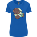Funny Kiwi Fruit Bird Mom Dad Womens Wider Cut T-Shirt Royal Blue