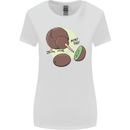 Funny Kiwi Fruit Bird Mom Dad Womens Wider Cut T-Shirt White