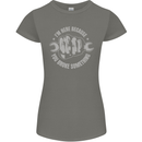 Funny Mechanic You Broke Something Womens Petite Cut T-Shirt Charcoal