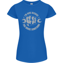 Funny Mechanic You Broke Something Womens Petite Cut T-Shirt Royal Blue