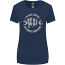 Funny Mechanic You Broke Something Womens Wider Cut T-Shirt Navy Blue