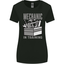 Funny Mechanic in Training Womens Wider Cut T-Shirt Black