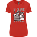 Funny Mechanic in Training Womens Wider Cut T-Shirt Red