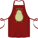 Funny Mother's Day Mamacado Avacado Cotton Apron 100% Organic Maroon