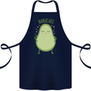Funny Mother's Day Mamacado Avacado Cotton Apron 100% Organic Navy Blue