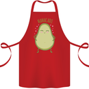 Funny Mother's Day Mamacado Avacado Cotton Apron 100% Organic Red
