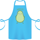 Funny Mother's Day Mamacado Avacado Cotton Apron 100% Organic Turquoise