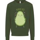 Funny Mother's Day Mamacado Avacado Mens Sweatshirt Jumper Forest Green