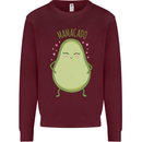 Funny Mother's Day Mamacado Avacado Mens Sweatshirt Jumper Maroon