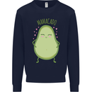 Funny Mother's Day Mamacado Avacado Mens Sweatshirt Jumper Navy Blue