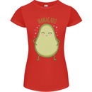 Funny Mother's Day Mamacado Avacado Womens Petite Cut T-Shirt Red