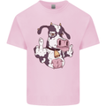 Funny Offensive Rude Cow Finger Flip Mens Cotton T-Shirt Tee Top Light Pink