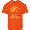 Funny Rock Climbing Climber Kids T-Shirt Childrens Orange