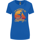 Funny Rock Climbing Climber Womens Wider Cut T-Shirt Royal Blue