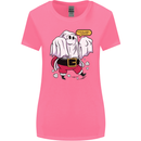 Funny Santa Ghost Christmas Halloween Womens Wider Cut T-Shirt Azalea