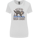 Funny Sloth Yoga Womens Wider Cut T-Shirt White
