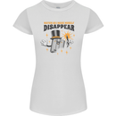 Funny Socket Mechanic DIY Tradesman Tools Womens Petite Cut T-Shirt White