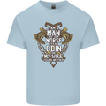 Funny Viking Wife Quote Wedding Anniversary Mens Cotton T-Shirt Tee Top Light Blue