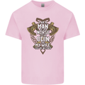 Funny Viking Wife Quote Wedding Anniversary Mens Cotton T-Shirt Tee Top Light Pink