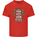Funny Viking Wife Quote Wedding Anniversary Mens Cotton T-Shirt Tee Top Red