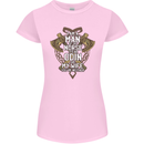 Funny Viking Wife Quote Wedding Anniversary Womens Petite Cut T-Shirt Light Pink