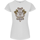 Funny Viking Wife Quote Wedding Anniversary Womens Petite Cut T-Shirt White