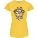 Funny Viking Wife Quote Wedding Anniversary Womens Petite Cut T-Shirt Yellow