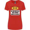 Funny Wheelie Motorbike Motocross MotoX Womens Wider Cut T-Shirt Red