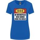 Funny Wheelie Motorbike Motocross MotoX Womens Wider Cut T-Shirt Royal Blue