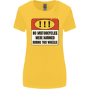 Funny Wheelie Motorbike Motocross MotoX Womens Wider Cut T-Shirt Yellow