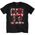 AC/DC we salute you bold mens black band t-shirt rock tee