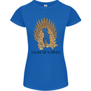 Game of Scones Funny Movie Parody GOT Womens Petite Cut T-Shirt Royal Blue
