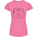Gaming Vitruvian Gamer Funny Video Games Womens Petite Cut T-Shirt Azalea