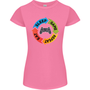 Gamming Eat Sleep Game Repeat Gamer Womens Petite Cut T-Shirt Azalea