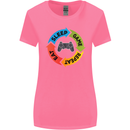 Gamming Eat Sleep Game Repeat Gamer Womens Wider Cut T-Shirt Azalea