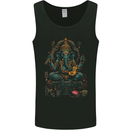 Ganesha Hindu God Ganapati Elephant Mens Vest Tank Top Black