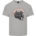 Gasoline Soul Biker Skull Motorbike Chopper Mens Cotton T-Shirt Tee Top Sports Grey