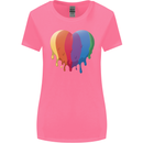 Gay Pride LGBT Heart Womens Wider Cut T-Shirt Azalea