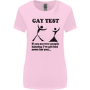 Gay Test Funny LGBT Womens Wider Cut T-Shirt Light Pink