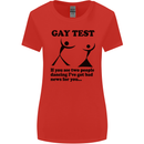 Gay Test Funny LGBT Womens Wider Cut T-Shirt Red