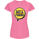 Gay and Proud LGBT Pride Awareness Womens Petite Cut T-Shirt Azalea