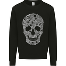 Gear Skull Biker Motorcycle Motorbike Cars Mens Sweatshirt Jumper Black