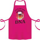 German Beer It's in My DNA Funny Germany Cotton Apron 100% Organic Pink